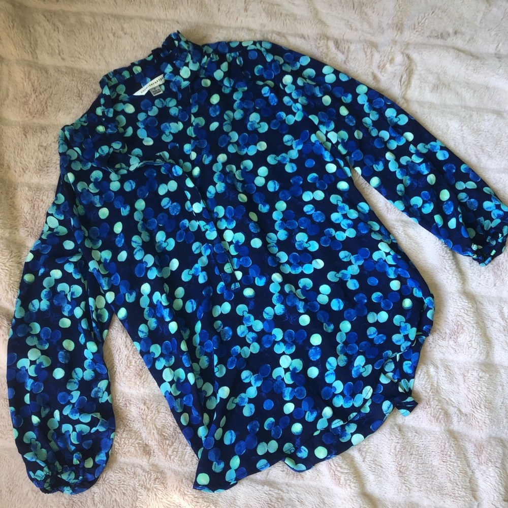 Cute blue polkadot top from Counterparts
